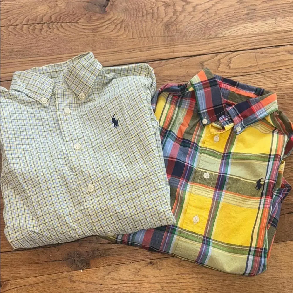 Boy button down lot Shirts by Ralph Lauren
